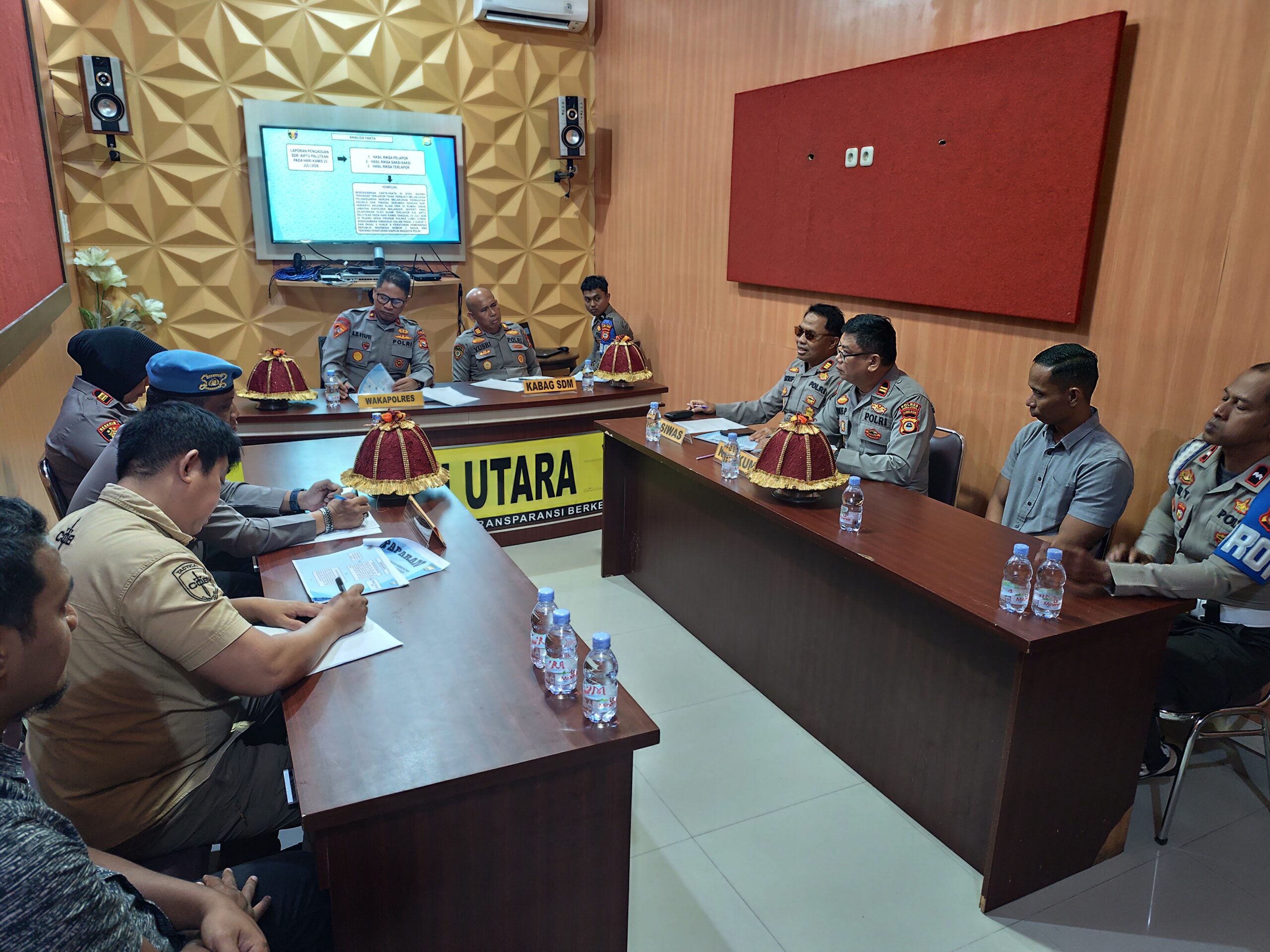 Sipropam Polres Luwu Utara Hentikan Penyelidikan Dugaan Perselingkuhan Oknum Anggota