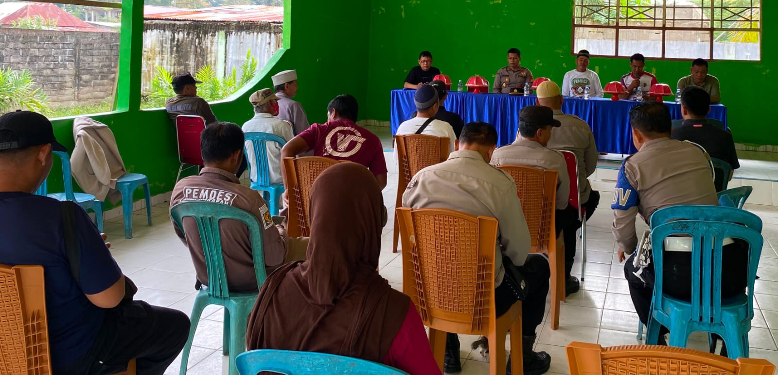 Pemdes Bumi Harapan Bersama Polsek Baebunta Sinergi Cegah Kenakalan Remaja   