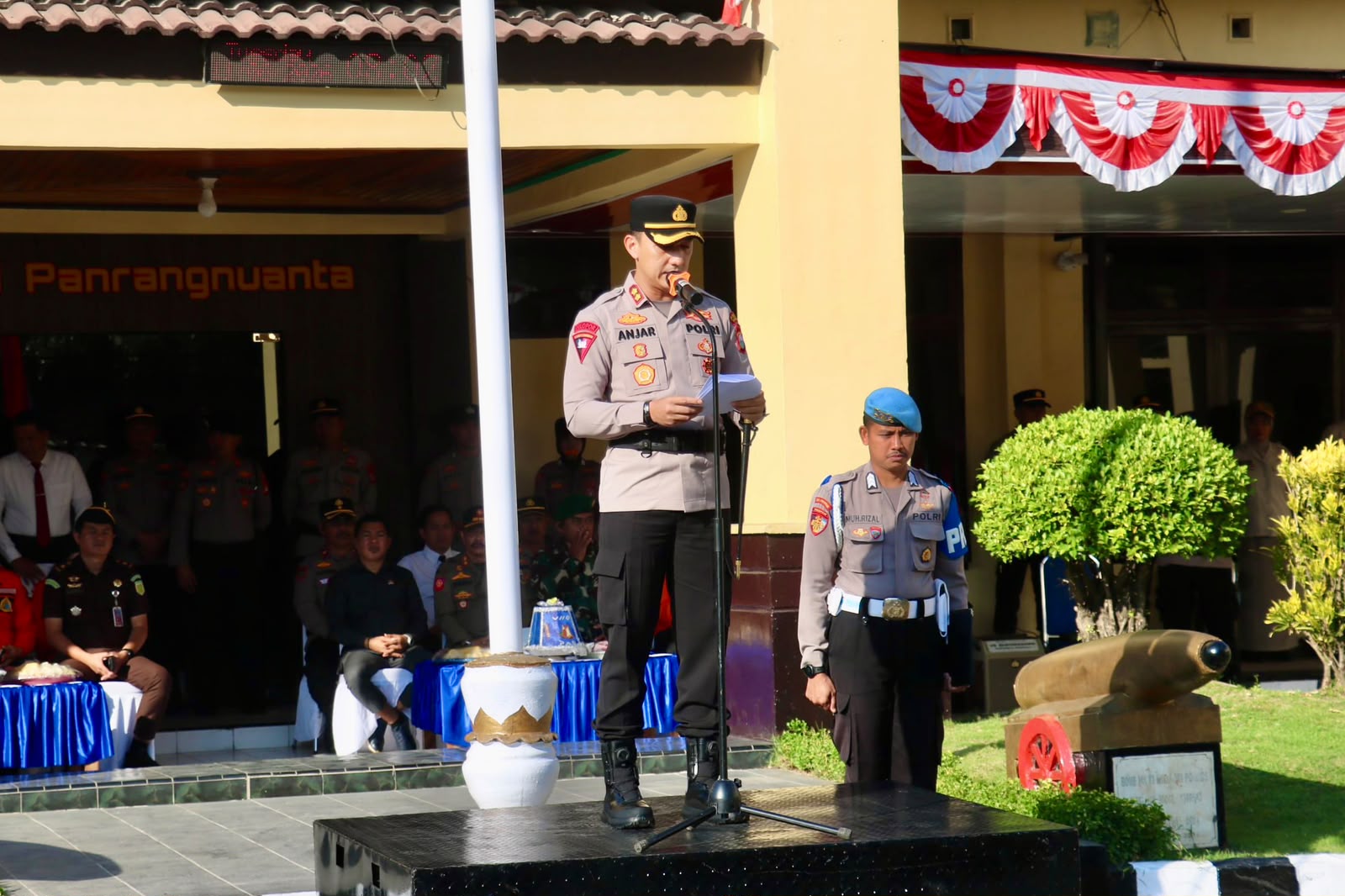 Hadapi Ancaman Karhutla, Polres Takalar Gelar Apel Kesiapsiagaan