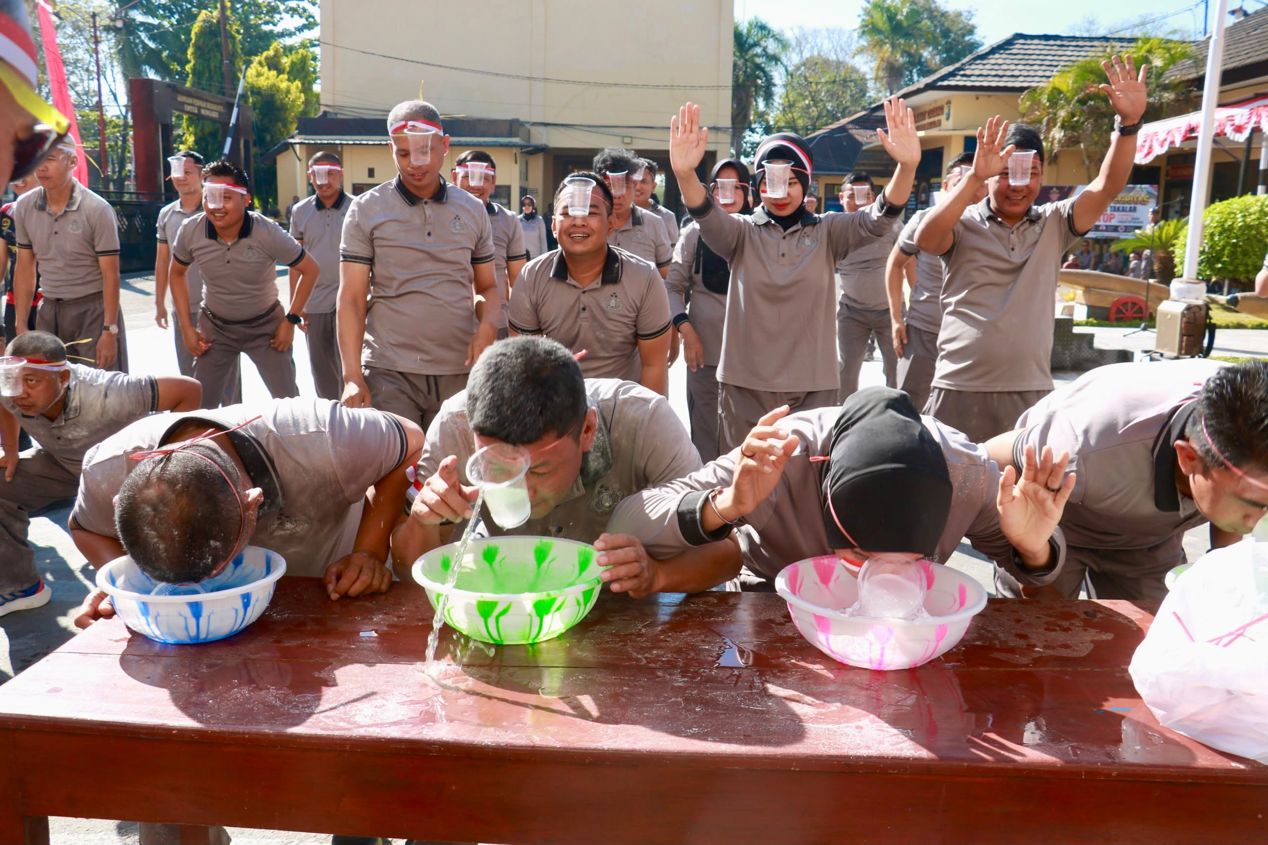 Semarak HUT ke-81 RI, Polres Takalar Gelar Beragam Lomba Kebersamaan