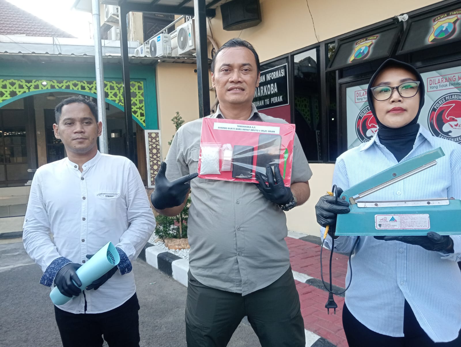 Tak Kapok Dipenjara, Residivis di Asem Rowo Kembali Diciduk Satreskoba Tanjung Perak Terkait Edarkan Sabu