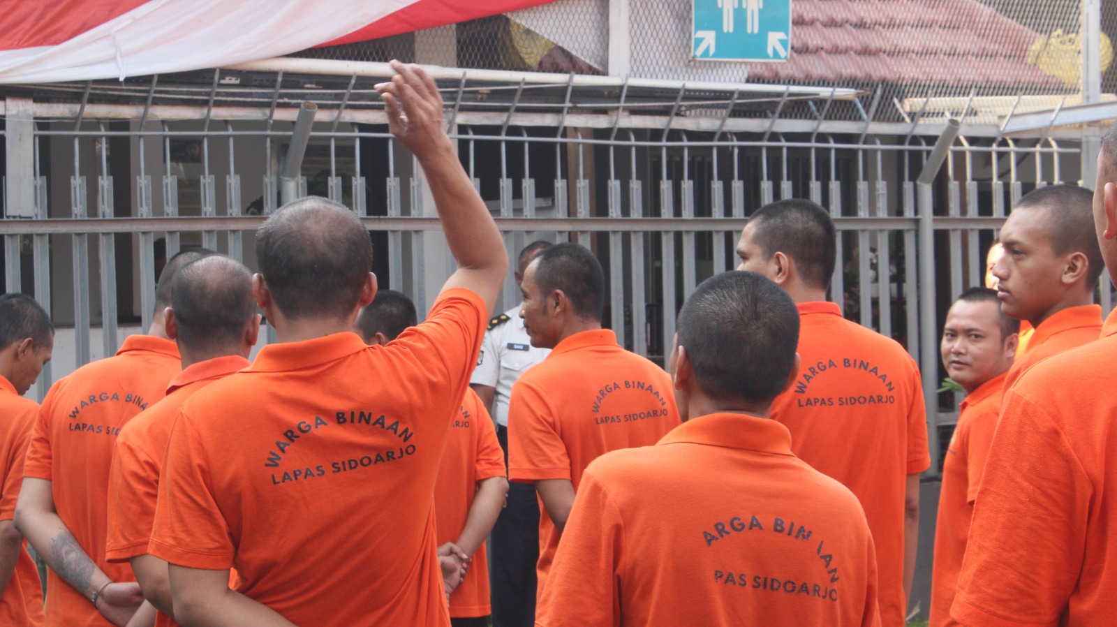 WBP Lapas Kelas 11 A Sidoarjo Ikuti Senam Kebugaran dan Pengarahan Petugas