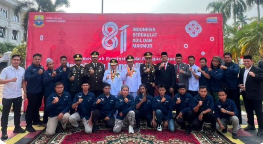 Satgaswil Jambi Densus 88 AT Polri Libatkan Eks Narapidana Terorisme dalam Upacara HUT ke-81 Kemerdekaan RI di Jambi