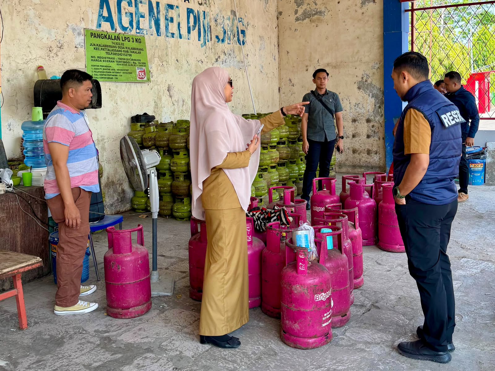 Warga Keluhkan BBM dan LPG 3 Kg, Polres Takalar Telusuri Penyebab