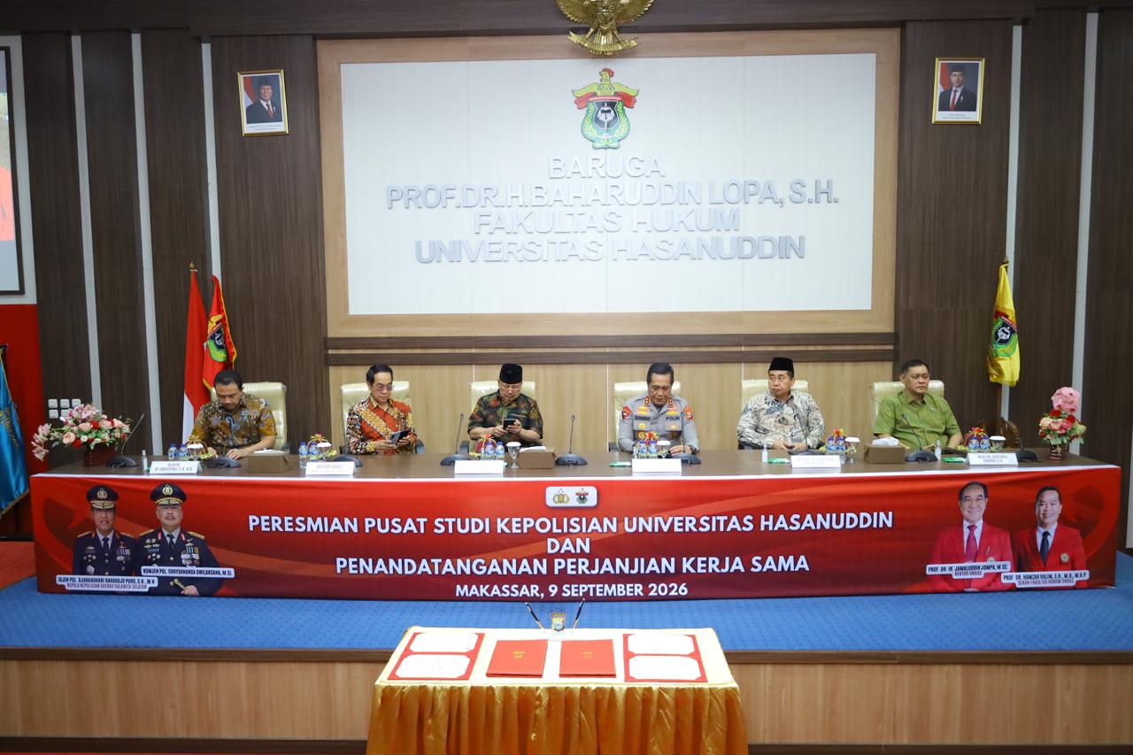 Unhas dan UMI Perkuat Ekosistem Ilmu Kepolisian Hadapi Kompleksitas Zaman