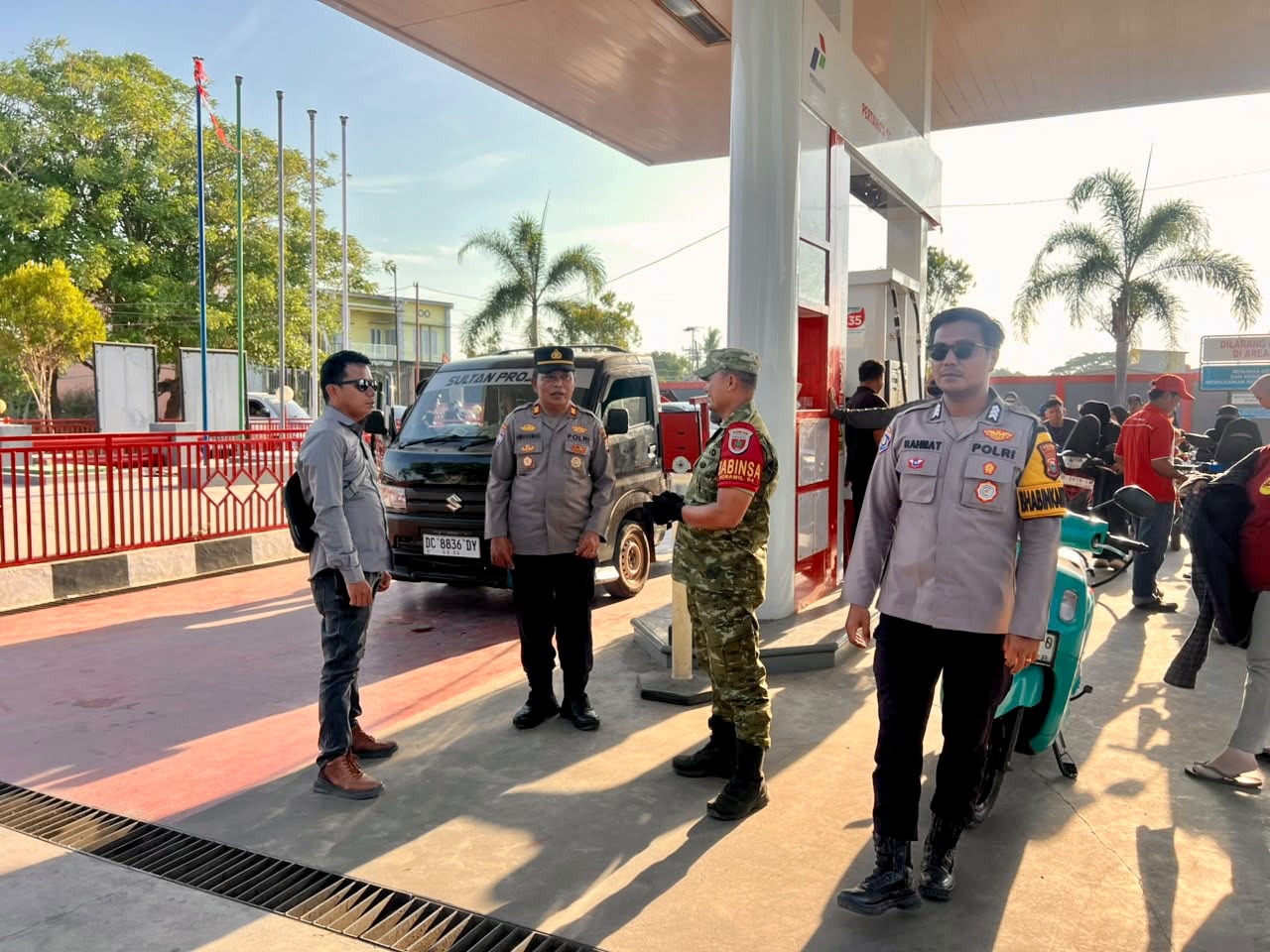 Antrean Pertalite Mengular di Sejumlah SPBU, Polres Takalar Perkuat Pengamanan