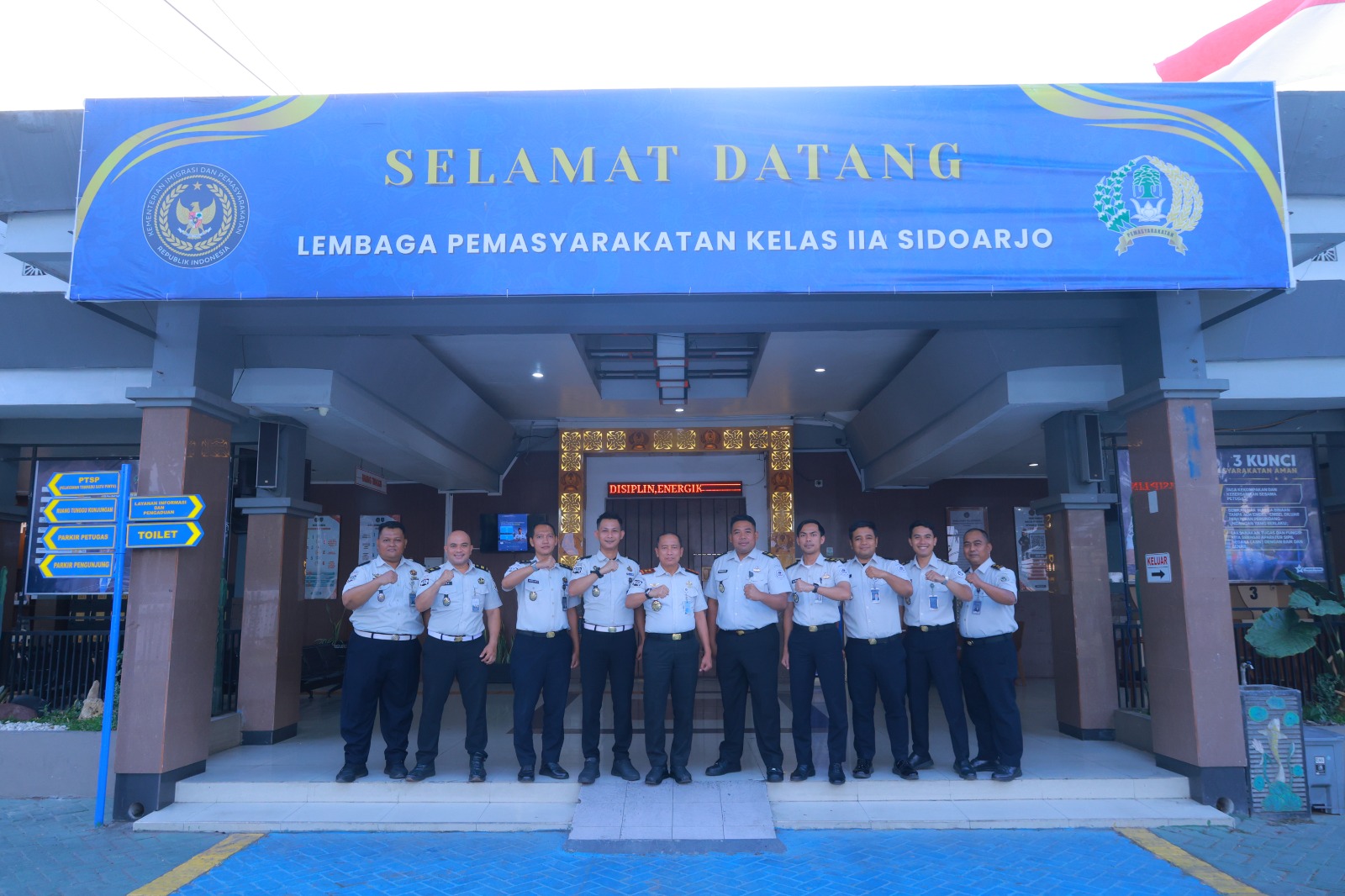 Kakanwil Ditjenpas Jatim Laksanakan Bintorwasdal di Lapas Sidoarjo