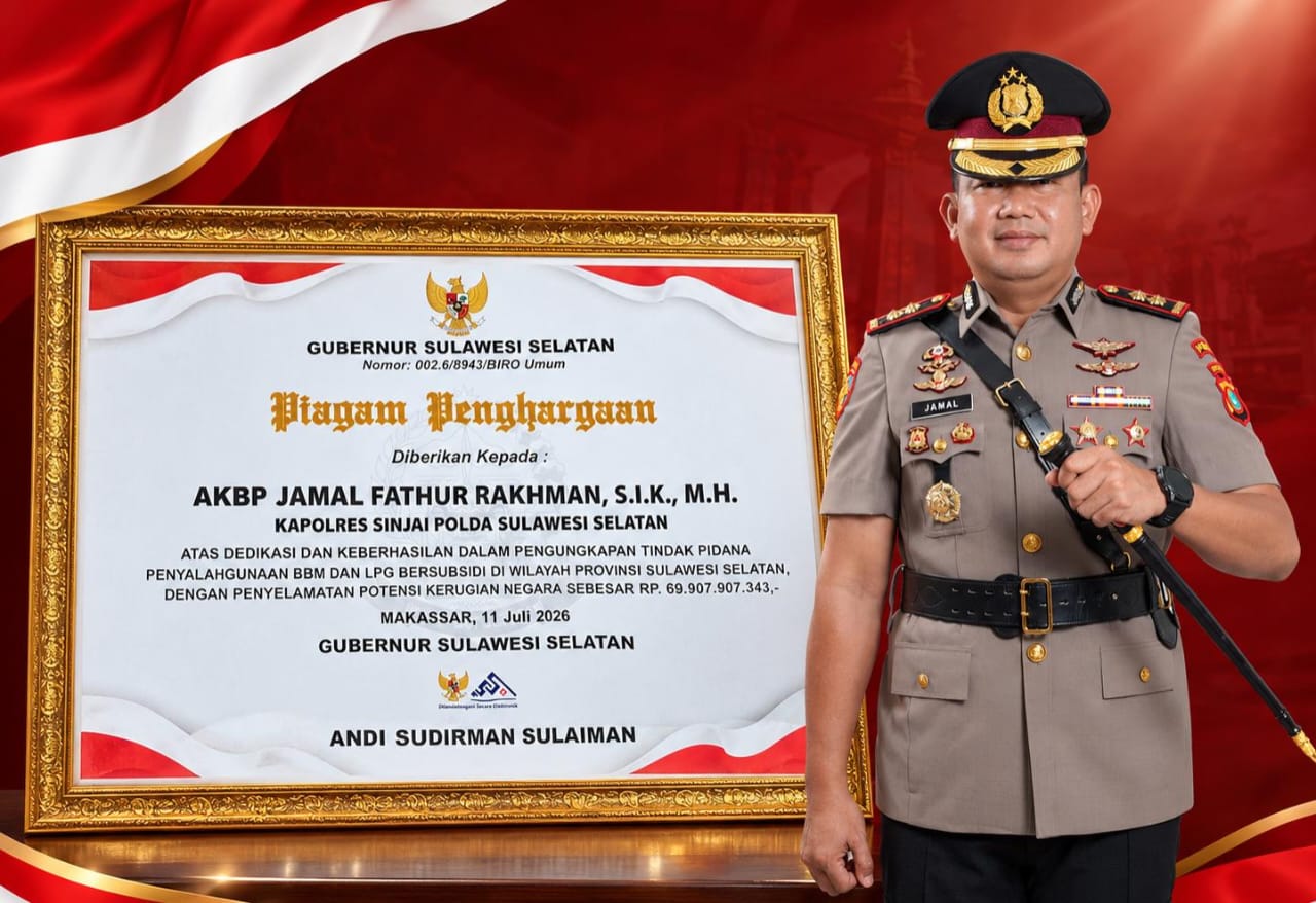 Ungkap Kasus LPG Subsidi, Kapolres Sinjai Terima Apresiasi Gubernur Sulsel