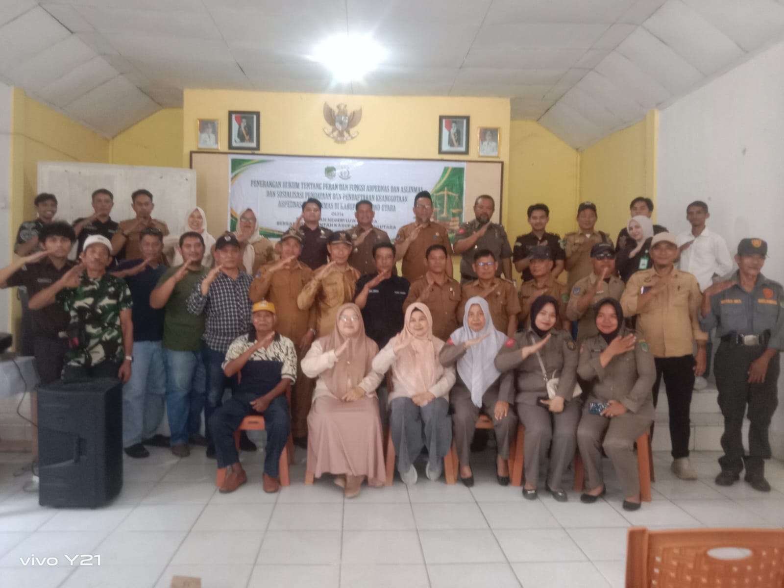Kejari Luwu Utara Bersama Pemkab Lutra Gelar Penerangan Hukum ABPEDNAS dan LINMAS se- Kec. Baebunta